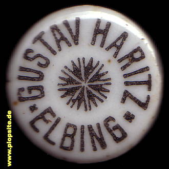 Obraz porcelany z: Elbing, Gustav Haritz,  PL, unbekannt, Polska