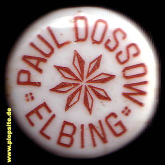 Obraz porcelany z: Elbing, Paul Dossow,  PL, unbekannt, Polska