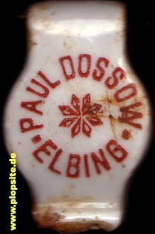 Obraz porcelany z: Elbing, Paul Dossow,  PL, unbekannt, Polska