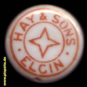 BÜgelverschluss aus: Hay & Sons, Ginger Beer, Elgin, Ailgin, Großbritannien