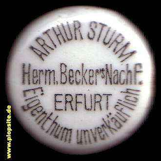 B�ügelverschluss aus: Erfurt, Arthur Sturm Hermann Becker Nachfahren,  DE, unbekannt, Deutschland