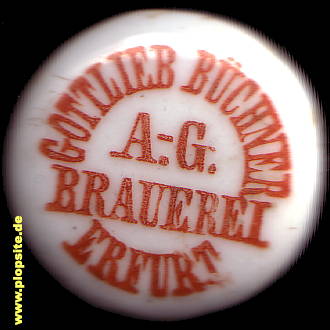 Bügelverschluss aus: Gottlieb Büchner Brauerei AG, Erfurt, Deutschland