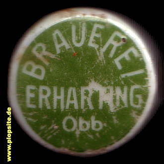 Picture of a ceramic Hutter stopper from: Brauerei, Erharting, Germany
