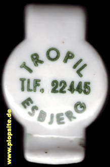 Bügelverschluss aus: Esbjerg, Tropil Tlf. 2446, Esbjerg, Esberg, Dänemark