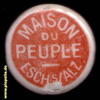 Picture of a ceramic Hutter stopper from: Esch - sur - Alzette, Maison du Peuple,  LU, unbekannt, Luxembourg