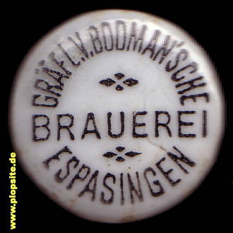 Bügelverschluss aus: Gräfliche von Bodmansche Brauerei, Espasingen, Stockach, Deutschland