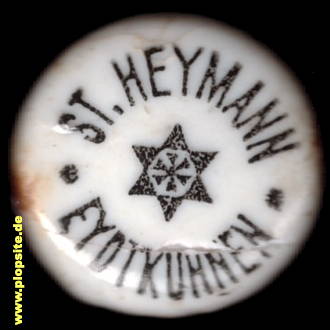 Bügelverschluss aus: Brauerei St. Heymann, Eydtkuhnen, Tschernyschewskoje, Чернышевское, Russland