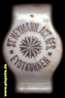 Bügelverschluss aus: Brauerei St. Heymann AG, Eydtkuhnen, Tschernyschewskoje, Чернышевское, Russland