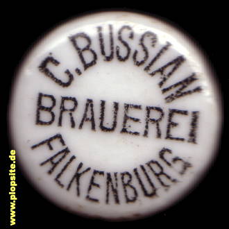 Bügelverschluss aus: Brauerei Carl Bussian, Falkenburg, Złocieniec, Polen