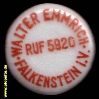 Obraz porcelany z: Falkenstein / Vogtland, Walter Emmrich,  DE, unbekannt, Niemcy
