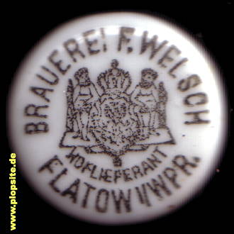 Bügelverschluss aus: Lagerbierbrauerei Franz Welsch, Flatow, Złotów, Polen