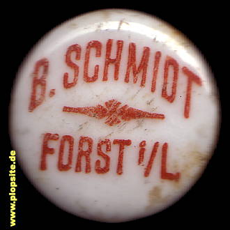 Bügelverschluss aus: Brauerei B. Schmidt, Forst / Lausitz, Deutschland