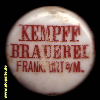 Bügelverschluss aus: Brauerei Kempff, Frankfurt / Main, Deutschland