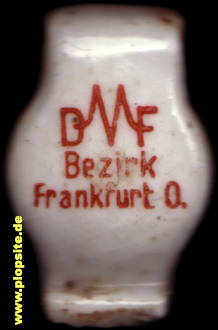 Obraz porcelany z: Frankfurt / Oder, Bezirk Dmf,  DE, unbekannt, Niemcy