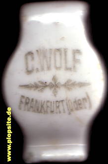 Obraz porcelany z: Frankfurt / Oder, C. Wolf,  DE, unbekannt, Niemcy