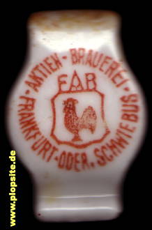 Bügelverschluss aus: Aktien Brauerei, Frankfurt / Oder, Schwiebus, Deutschland