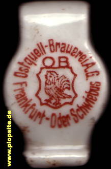 Bügelverschluss aus: Ostquell Brauerei AG, Frankfurt / Oder, Schwiebus, Deutschland