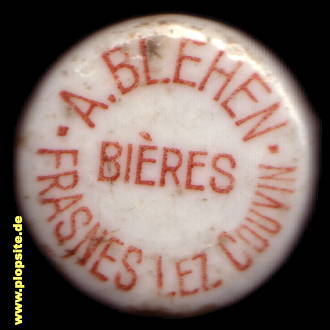 Bügelverschluss aus: A. Blehen Bières, Frasnes - lez - Couvin, Fråne-dilé-Couvén, Belgien