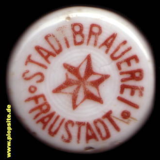 Bügelverschluss aus: Stadtbrauerei Bruno Riegel, Fraustadt, Wschowa, Polen