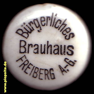 Bügelverschluss aus: Bürgerliches Brauhaus AG, Freiberg, Příbor, Tschechien