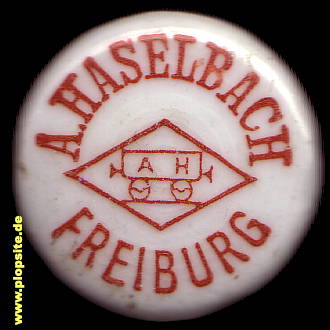 Bügelverschluss aus: Brauerei A. Haselbach GmbH, Freiburg / Schlesien, Świebodzice, Polen