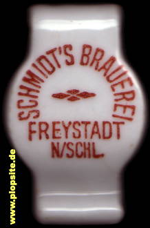 Bügelverschluss aus: Schmidt's Brauerei, Freystadt / Schlesien, Kożuchów, Polen