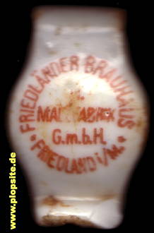 Bügelverschluss aus: Brauhaus & Malzfabrik GmbH, Friedland / Mecklenburg, Friedland bei Neubrandenburg, Deutschland