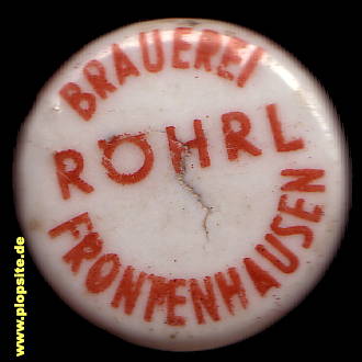 Bügelverschluss aus: Brauerei Röhrl, Frontenhausen, Deutschland