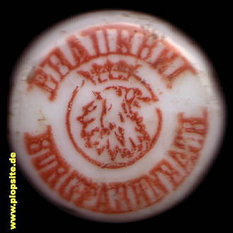 Bügelverschluss aus: Brauerei Burgfarrnbach, Fürth - Burgfarrnbach, Deutschland