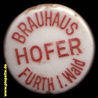 Bügelverschluss aus: Brauhaus Hofer, Furth im Wald, Brod nad Lesy, Bavorsky Brod, Deutschland