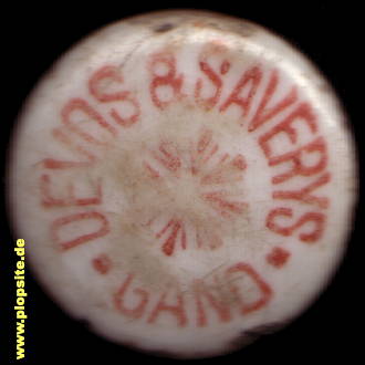 Bügelverschluss aus: Brasserie Devos & Saverys, Gand, Gent, Belgien
