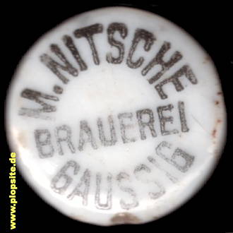 Bügelverschluss aus: Gutsherrschaftliche Brauerei, Max Nitsche, Gaußig, Doberschau-Gaußig, Dobruša-Huska, Deutschland