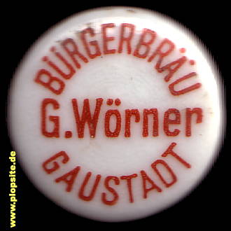 Bügelverschluss aus: Bürgerbräu Wörner, Gaustadt, Bamberg, Deutschland