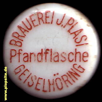 Bügelverschluss aus: Brauerei Plasi, Geiselhöring, Deutschland