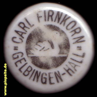 Bügelverschluss aus: Brauerei zum Schwanen Firnkorn, Gelbingen - Hall, Schwäbisch-Hall, Deutschland
