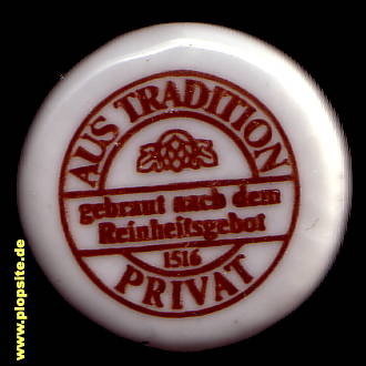 Picture of a ceramic Hutter stopper from: verschiedene Deutsche Brauereien,  DE, generisch, Germany