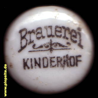 Bügelverschluss aus: Brauerei Kinderhof, Gerdauen, Schelesnodoroschny, Железнодорожный, Russland