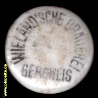 Bügelverschluss aus: Wieland’sche Brauerei, Gergweis, Osterhofen, Deutschland