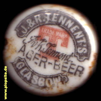 Bügelverschluss aus: Tennent’s Lager Beer, Glasgow, Großbritannien