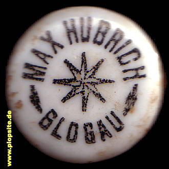 Obraz porcelany z: Glogau, Max Hubrich,  PL, unbekannt, Polska