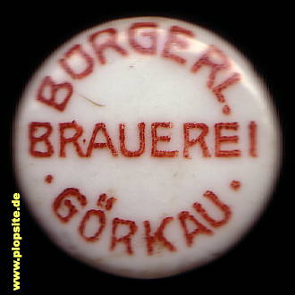 Bügelverschluss aus: Bürgerliche Brauerei, Görkau, Jirkov, Tschechien
