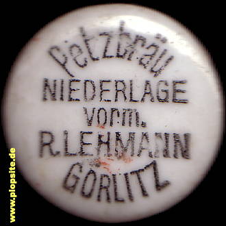 Bügelverschluss aus: Petzbräu Niederlange, vormals R. Lehmann, Görlitz, Deutschland
