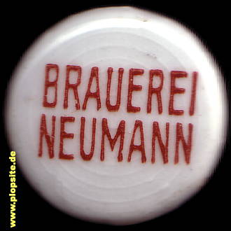 Bügelverschluss aus: Brauerei Oswald Neumann, Goldberg, Złotoryja, Polen