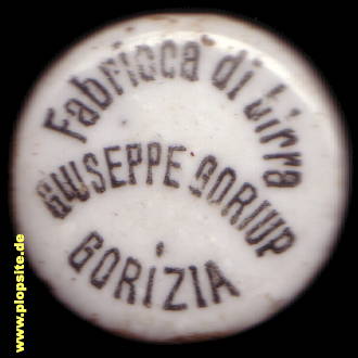 Bügelverschluss aus: Fabricca di Birra Guiseppe Goriup, Gorizia, Görz, Gorica, Italien
