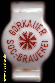 Bügelverschluss aus: Societäts-Brauerei AG, Gorkau, Górka Sobocka, Polen