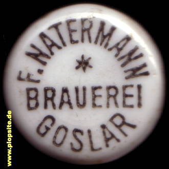 Bügelverschluss aus: Brauerei F. Natermann, Goslar, Deutschland