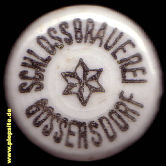 Picture of a ceramic Hutter stopper from: Schloßbrauerei, Gossersdorf, Germany