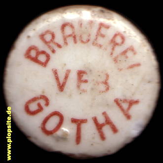 Bügelverschluss aus: Brauerei VEB, Gotha, Deutschland
