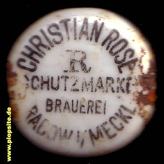 Bügelverschluss aus: Brauerei Christian Rose, Grabow / Elde, Grabow/Mecklenburg, Deutschland