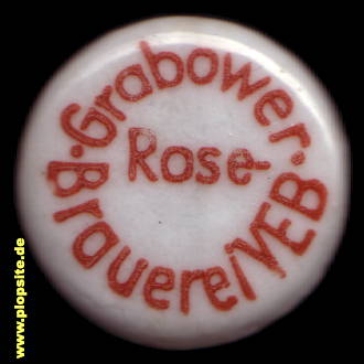 Bügelverschluss aus: Rose Brauerei VEB, Grabow / Elde, Grabow/Mecklenburg, Deutschland